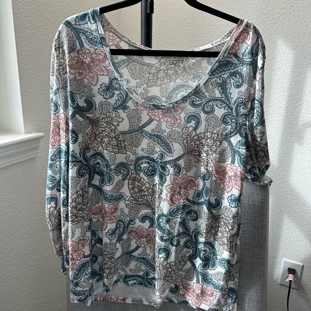 Floral Patterned Women's Top